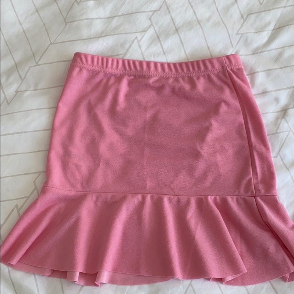 Boohoo Pink Mini Skirt